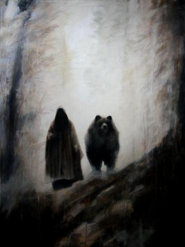 St-Mang-Baer-mythos-bild-oel-leinwand-kunst